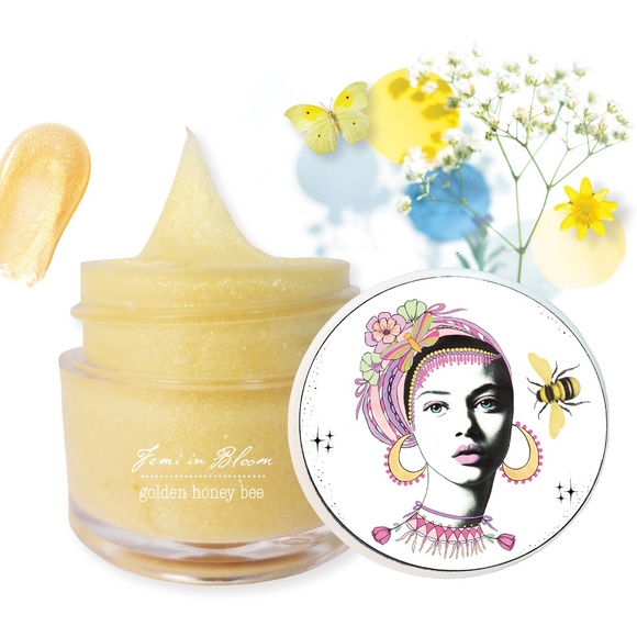 Sheer Gold Shimmer Organic Lip Gloss Plumper Treatment - Picture 1 of 13